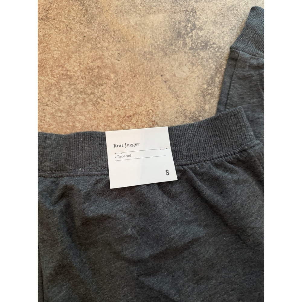Men's Goodfellow Dark Gray Knot Joggers Size Small NWT Tapered Ultra Soft - Picture 4 of 7